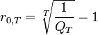 r_{0,T}=\sqrt[T]{\frac{1}{Q_T}}-1