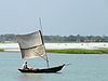 Boat Sailing up Padma River Bangladesh.jpg