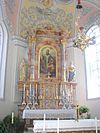 Hochaltar der Kirche St. Martin im Ortsteil Hechenwang