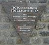 Gedenktafel „Rosa Winkel“, KZ Mauthausen