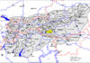 Lage der Kreuzeckgruppe in den Ostalpen