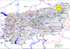 Lage der Türnitzer Alpen in den Ostalpen