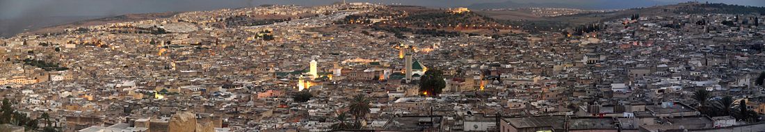 Altstadt von Fez von Norden gesehen