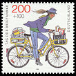 Stamp Germany 1995 Briefmarke Postzustellerin.jpg
