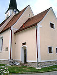 Kath. Pfarrkirche hl. Maria in Dorn und ehem. Friedhof