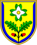 Wappen von Dobrova-Polhov Gradec