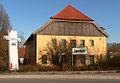 Korbflechterei und Schule der früheren Glasfabrik Gernheim