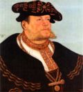 Gregor Brück 1533 nach einem Gemälde Öl auf Holz 41x38 cm von Lucas Cranach d. Ä. im Germanischen Nationalmuseum Nürnberg
