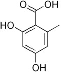 Struktur der Orsellinsäure