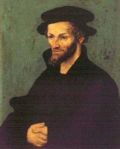 Philipp Melanchthon, Ölgemälde von Lucas Cranach d. Ä.