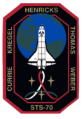 Missionsemblem STS-70