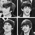 The Beatles: John Lennon, Paul McCartney, Ringo Starr und George Harrison