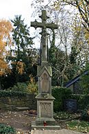 Das Hochkreuz auf dem Friedhof