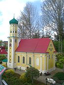 Wallfahrtskirche Maria Vesperbild – nachgebaut im Legoland Deutschland