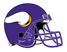 Helm der Minnesota Vikings