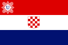 Flagge des Unabhängigen Staates Kroatien
