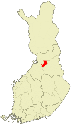 Lage von Utajärvi in Finnland