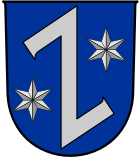 Wappen der Stadt Rüsselsheim