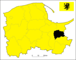 Lage des Powiat Malborski