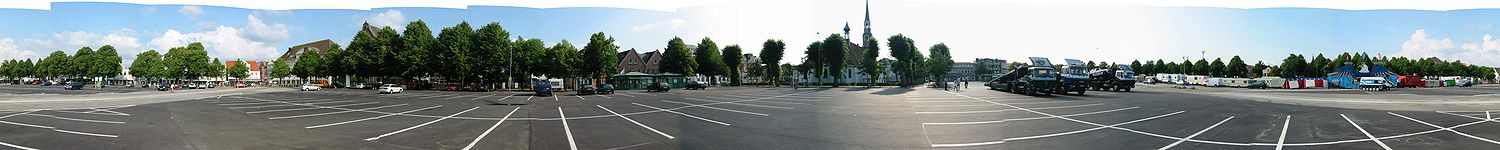 Marktplatz von Heide 360° Panoramafotografie