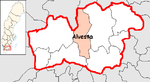 Lage der Gemeinde Alvesta