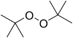 Strukturformel von Di-tert-butylperoxid