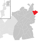 Lage der Gemeinde Deutsch Jahrndorf  im Bezirk Neusiedl am See (anklickbare Karte)