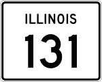 Straßenschild der Illinois State Route 131