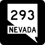 Straßenschild der Nevada State Route 293