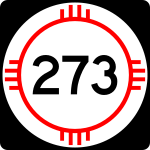 Straßenschild der New Mexico State Route 273