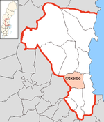 Lage der Gemeinde Ockelbo