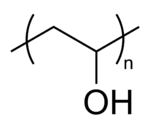 Strukturformel Polyvinylalkohol