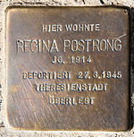 Stolperstein Pionierstr 69 (Spand) Regina Postrong.jpg