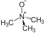 Struktur von Trimethylaminoxid