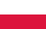 Flagge der VR Polen