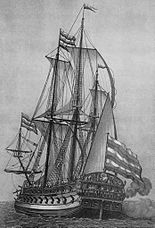Die Goto Predestinatsia, Flaggschiff der Asow-Flotte der Kaiserlich Russischen Marine bis 1711
