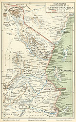 Fungu Kisimkasi auf alter Karte