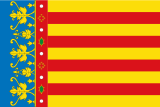 Flagge der Provinz Valencia