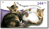 Stamp Germany 2004 MiNr2406 Schlafende Katzen.jpg