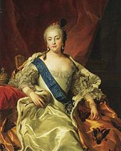 Zarin Elisabeth I. von Russland, Gemälde von Charles André van Loo