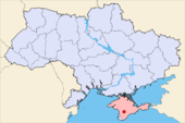 Simferopol in der Ukraine
