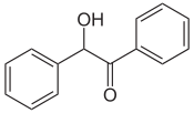 Strukturformel von Benzoin