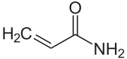 Strukturformel von Acrylamid