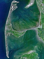 Satellitenbild der Insel Sylt