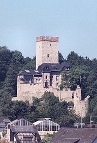 Burg Kerpen von Südwesten gesehen (1999)