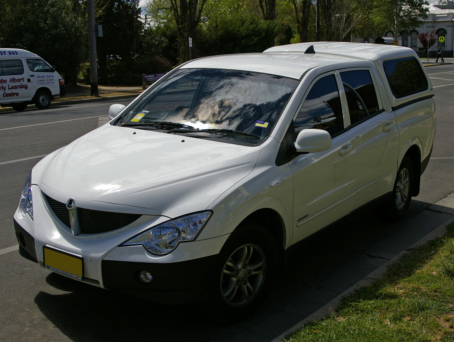 Ssangyong actyon sports 2008 диагностика через блютуз