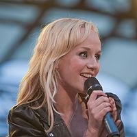Anna Bergendahl während eines Auftritts auf dem „LOVE Stockholm“-Festival (Juni 2010)