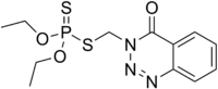 Strukturformel von Azinphos-ethyl