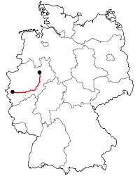 Verlauf der B 55