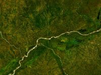 Satellitenbild des Benue
